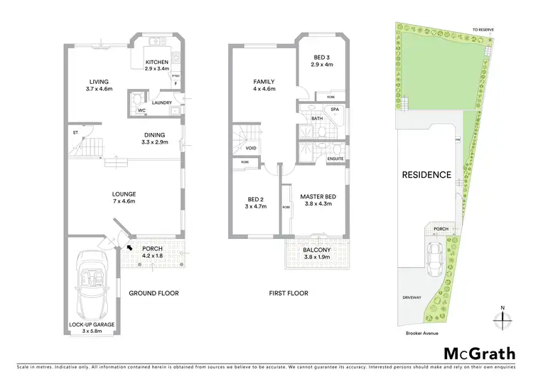 Floorplan of Homely house listing, 55A Brooker Avenue, Beacon Hill NSW 2100