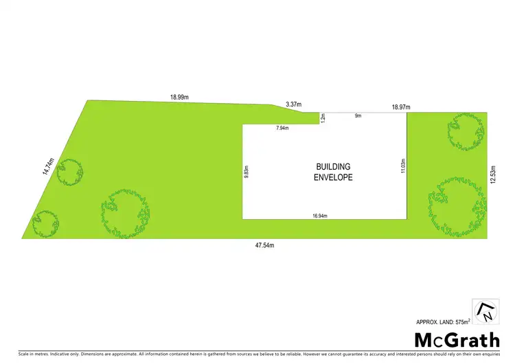 Floorplan of Homely land listing, 6A Vernon Street, Croydon VIC 3136