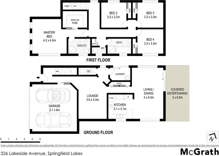 Floorplan of Homely house listing, 226 Lakeside Avenue, Springfield Lakes QLD 4300