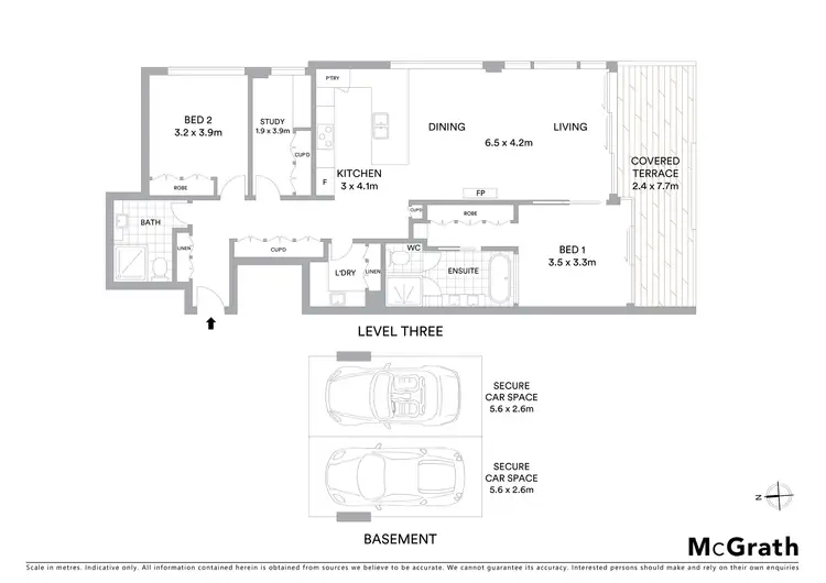 Floorplan of Homely apartment listing, 307/160 Ramsgate Road, Ramsgate Beach NSW 2217