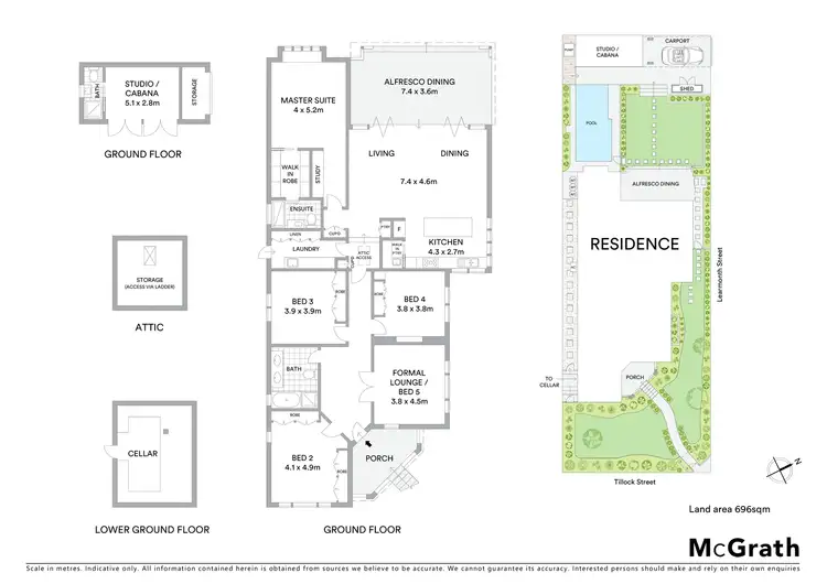 Floorplan of Homely house listing, 34 Tillock Street, Haberfield NSW 2045
