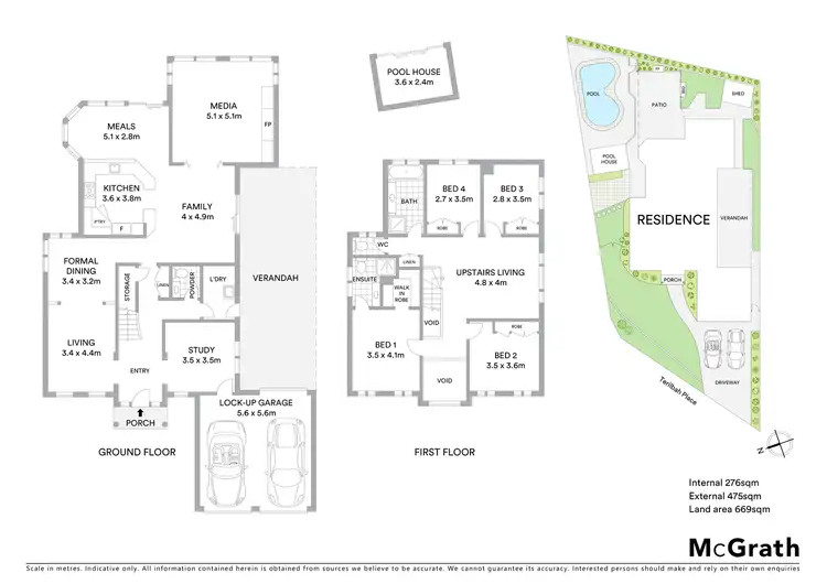 Floorplan of Homely house listing, 15 Terilbah Place, The Entrance North NSW 2261