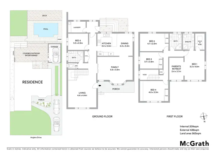 Floorplan of Homely house listing, 20 Anglers Drive, Bateau Bay NSW 2261