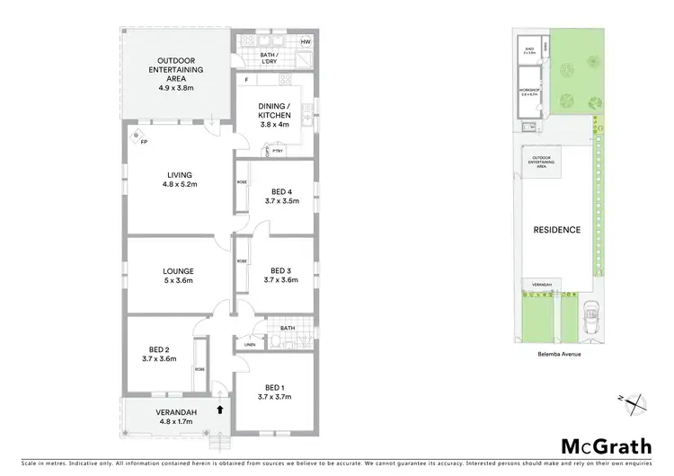 Floorplan of Homely house listing, 16 Belemba Avenue, Roselands NSW 2196