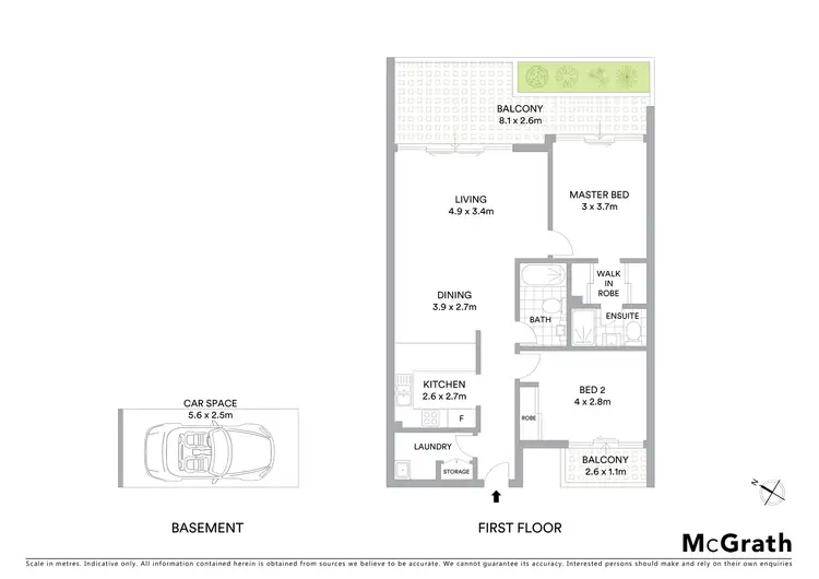 Floorplan of Homely unit listing, 7/63A Connemarra Street, Bexley NSW 2207