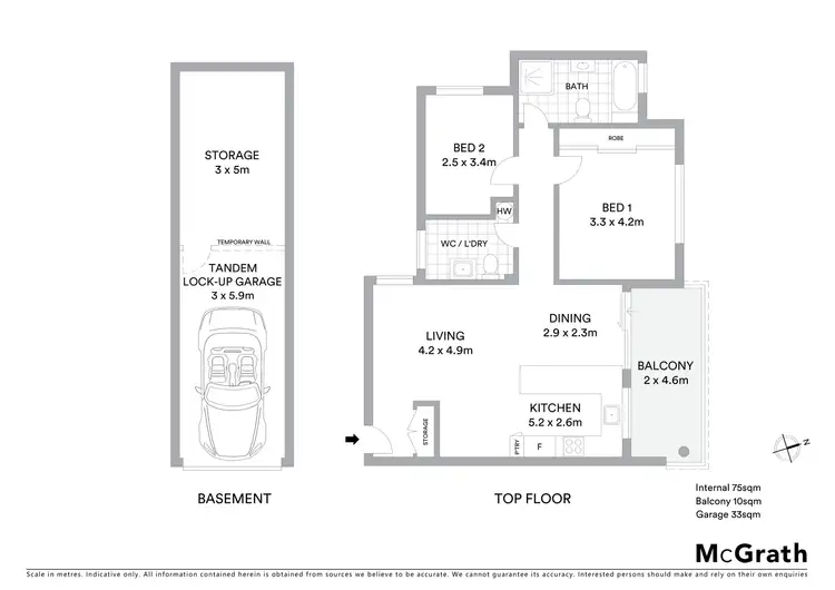 Floorplan of Homely apartment listing, 8/35 Judd Street, Cronulla NSW 2230