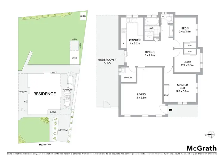 Floorplan of Homely house listing, 3 McCrea Close, Edensor Park NSW 2176