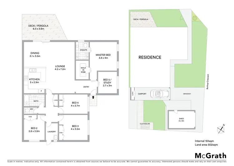 Floorplan of Homely house listing, 5 Burhop Close, Theodore ACT 2905