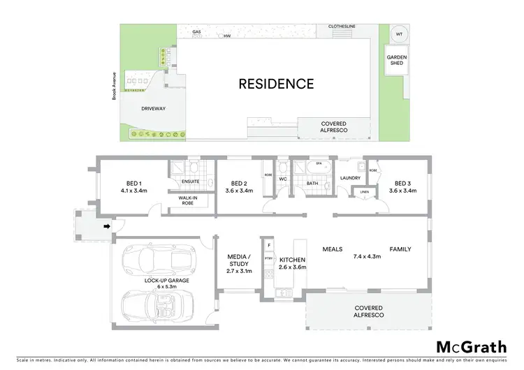 Floorplan of Homely house listing, 3 Brook Avenue, Sippy Downs QLD 4556