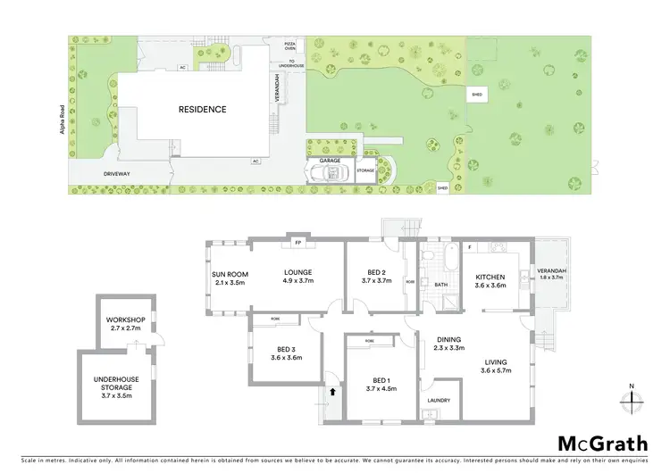 Floorplan of Homely house listing, 48 Alpha Road, Camden NSW 2570