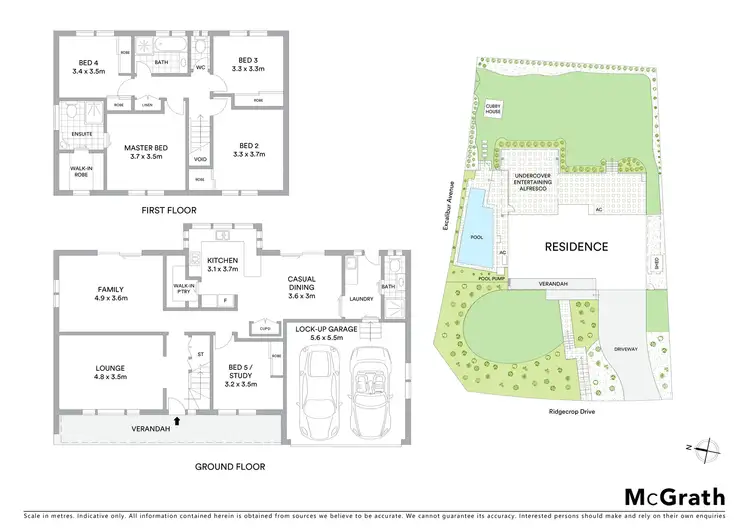 Floorplan of Homely house listing, 17 Ridgecrop Drive, Castle Hill NSW 2154
