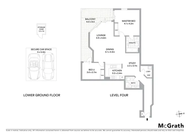 Floorplan of Homely apartment listing, 406/20 Wellington Street, Narrabeen NSW 2101