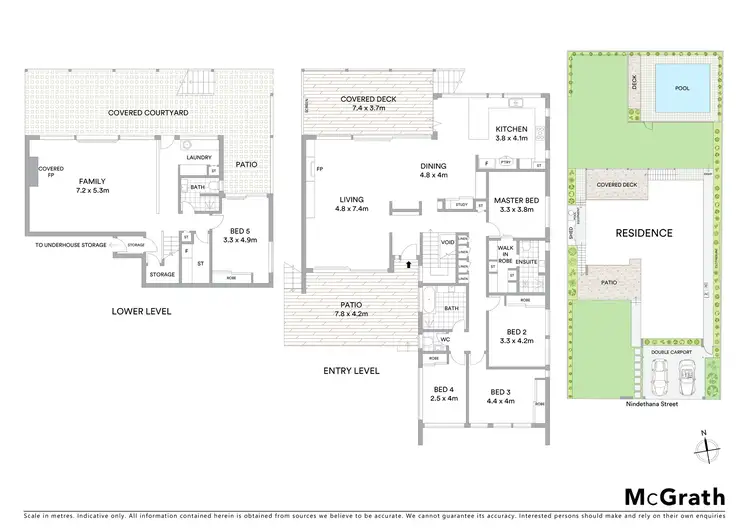 Floorplan of Homely house listing, 13 Nindethana Street, Indooroopilly QLD 4068