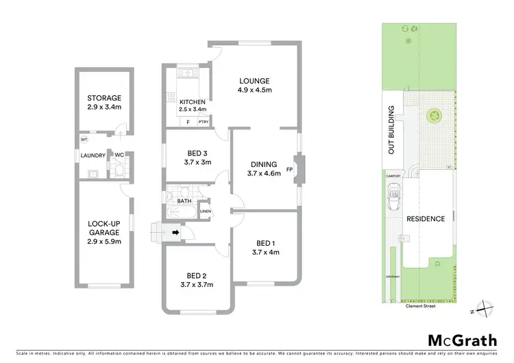 Floorplan of Homely house listing, 27 Clement Street, Guildford NSW 2161