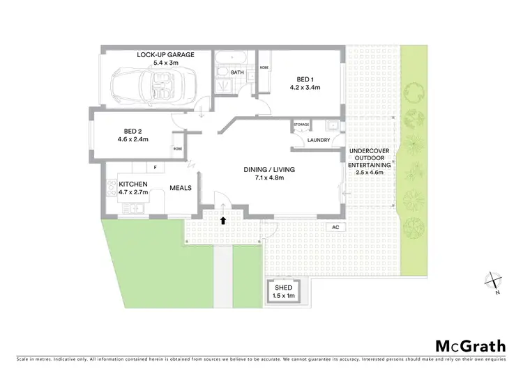 Floorplan of Homely villa listing, 9/2 Strickland Street, Heathcote NSW 2233