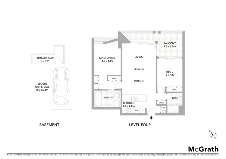 Floorplan of Homely apartment listing, 416/159 Ross Street, Forest Lodge NSW 2037