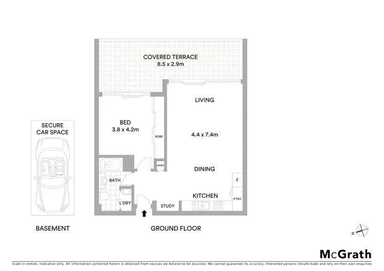 Floorplan of Homely apartment listing, 184/221 Sydney Park Road, Erskineville NSW 2043