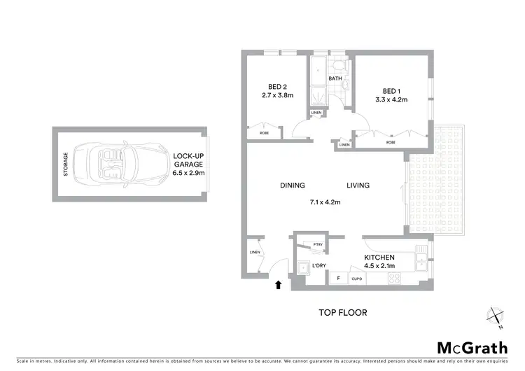 Floorplan of Homely apartment listing, 50/9 Hotham Street, Chatswood NSW 2067