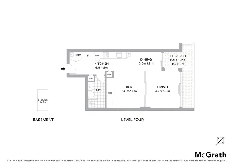 Floorplan of Homely apartment listing, 401/95 Ross Street, Forest Lodge NSW 2037