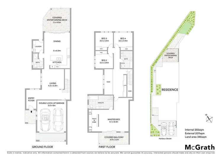 Floorplan of Homely semi-detached listing, 4A Harbour Street, Bateau Bay NSW 2261