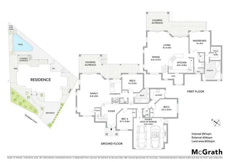Floorplan of Homely house listing, 4 Caribbean Court, Castaways Beach QLD 4567