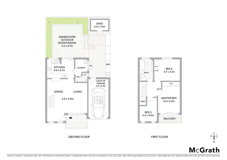 Floorplan of Homely townhouse listing, 13/15 Bryant Street, Padstow NSW 2211