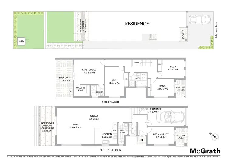 Floorplan of Homely semi-detached listing, 22a St Catherine Street, Mortdale NSW 2223