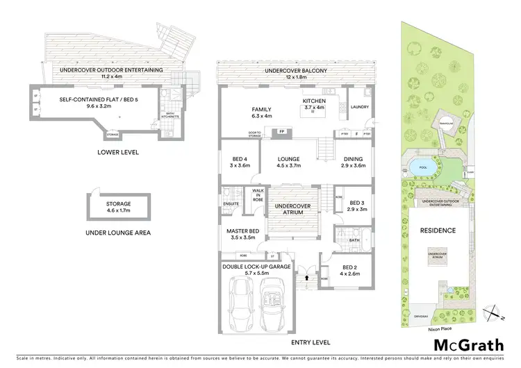 Floorplan of Homely house listing, 5 Nixon Place, Bonnet Bay NSW 2226