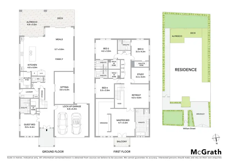 Floorplan of Homely house listing, 44 William Street, Mount Waverley VIC 3149