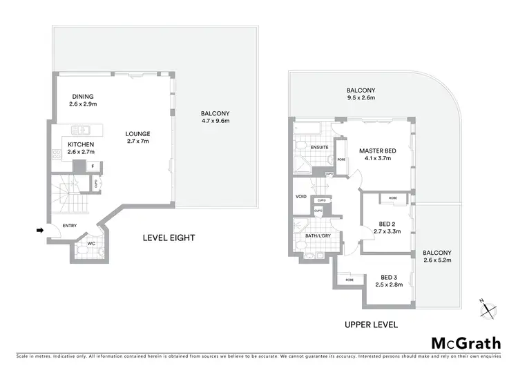 Floorplan of Homely apartment listing, 805/222 City Walk, Canberra ACT 2601