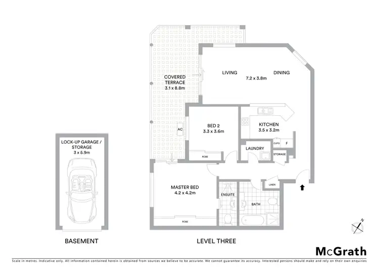 Floorplan of Homely apartment listing, 32/8 William Street, Ryde NSW 2112