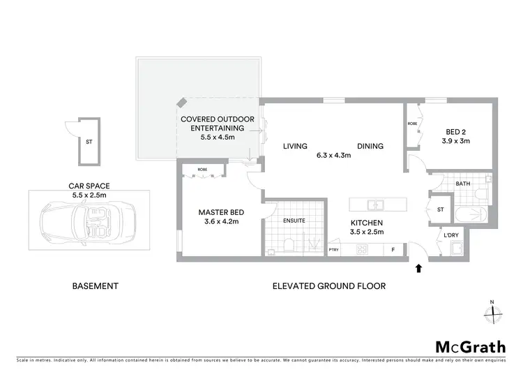 Floorplan of Homely apartment listing, 2/17 Hamilton Corner, Lindfield NSW 2070