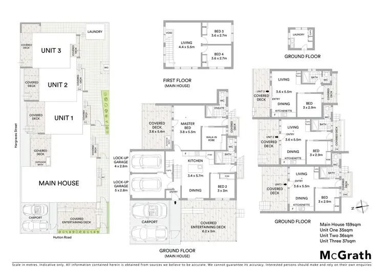 Floorplan of Homely block of units listing, 35 Hutton Road, The Entrance North NSW 2261
