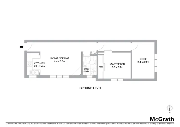 Floorplan of Homely apartment listing, 4/623 Anzac Parade, Maroubra NSW 2035