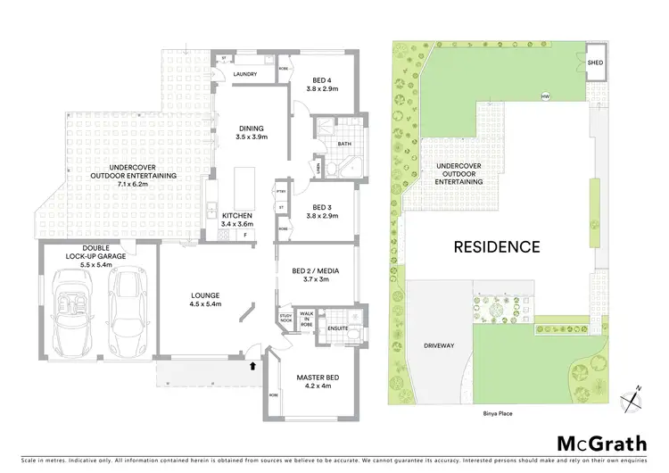 Floorplan of Homely house listing, 9 Binya Place, Como NSW 2226