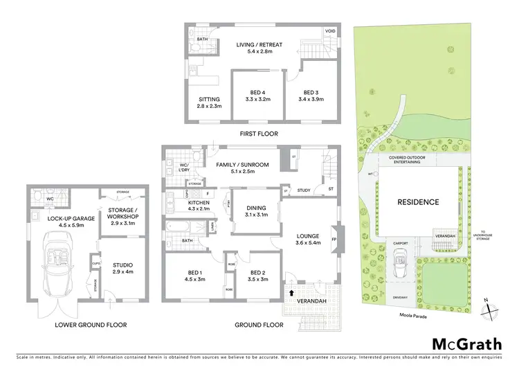 Floorplan of Homely house listing, 37 Moola Parade, Chatswood NSW 2067