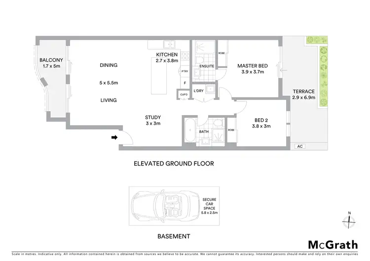 Floorplan of Homely apartment listing, 1/41 Cornwallis Street, Redfern NSW 2016