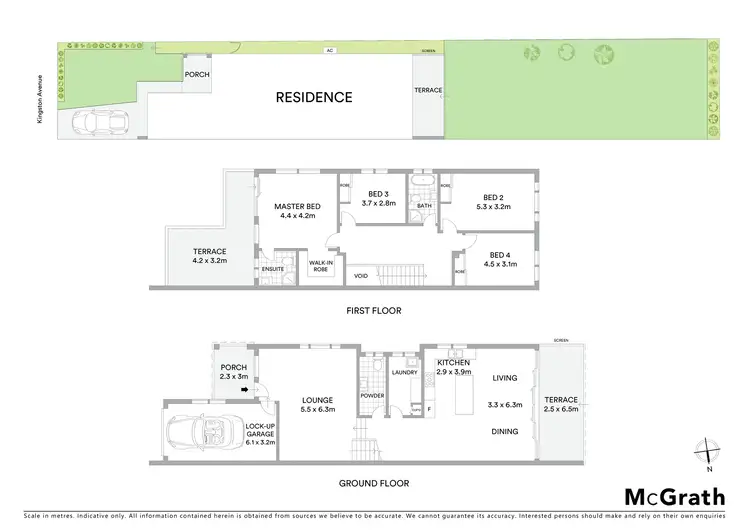 Floorplan of Homely semi-detached listing, 4 Kingston Avenue, Panania NSW 2213