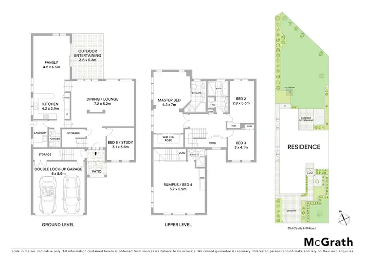 Floorplan of Homely house listing, 143 Old Castle Hill Road, Castle Hill NSW 2154