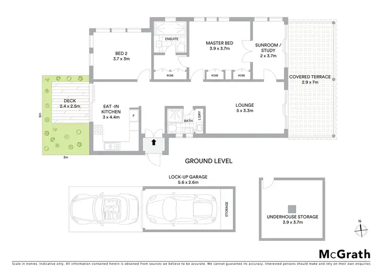 Floorplan of Homely apartment listing, 1/4 East Avenue, Cammeray NSW 2062