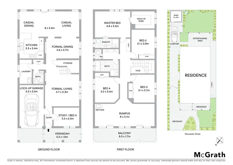 Floorplan of Homely house listing, 9 Gloucester Street, Bexley NSW 2207