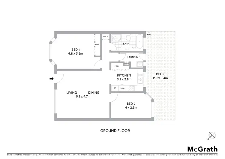 Floorplan of Homely townhouse listing, 3/90 Brooks Street, Cooks Hill NSW 2300