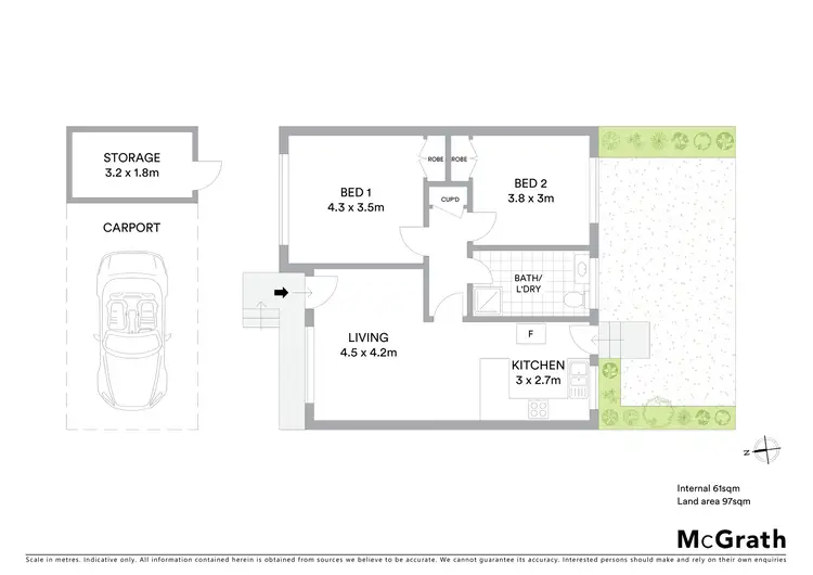 Floorplan of Homely unit listing, 3/23 Begonia Avenue, Bayswater VIC 3153