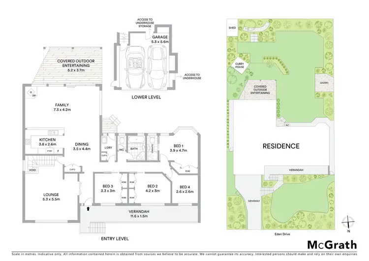 Floorplan of Homely house listing, 4 Eden Drive, Asquith NSW 2077