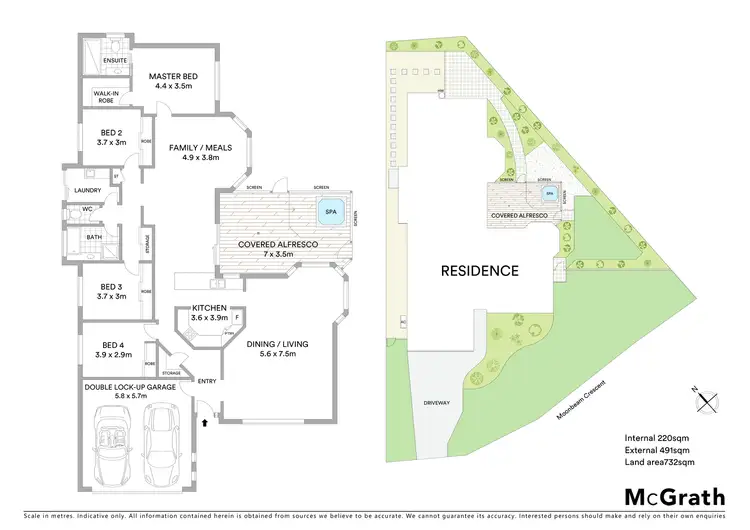 Floorplan of Homely house listing, 4 Moonbeam Crescent, Castaways Beach QLD 4567