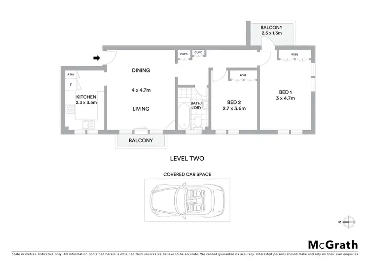 Floorplan of Homely apartment listing, 7/7 Isabel Avenue, Vaucluse NSW 2030