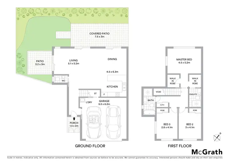 Floorplan of Homely townhouse listing, 1/4 Halyard Court, Ocean Shores NSW 2483