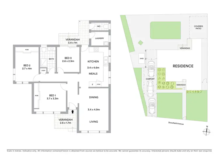 Floorplan of Homely house listing, 22 Dransfield Avenue, Mascot NSW 2020