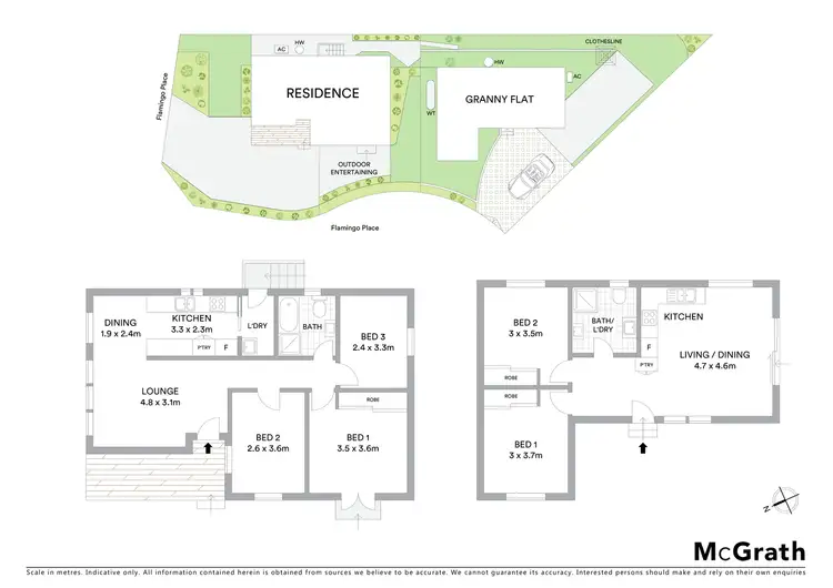 Floorplan of Homely house listing, 6 & 6A Flamingo Place, Pendle Hill NSW 2145