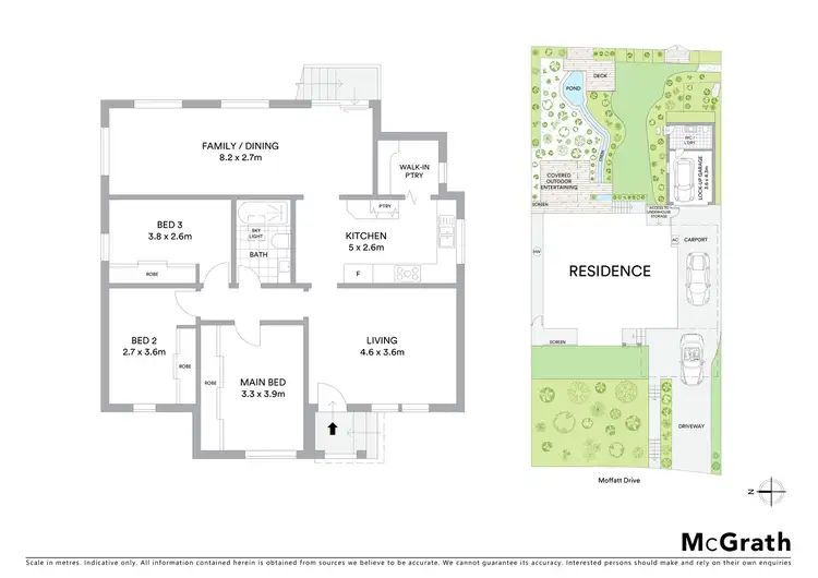 Floorplan of Homely house listing, 73 Moffatt Drive, Lalor Park NSW 2147